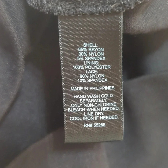 Express Spaghetti Strap Bodycon Mini Dress, Color Black Size 2 - Picture 13 of 13